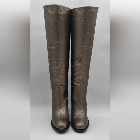 1626- Free People Grayson Bronze Metallic Boots Size 7 NWT - Picture 3 of 10